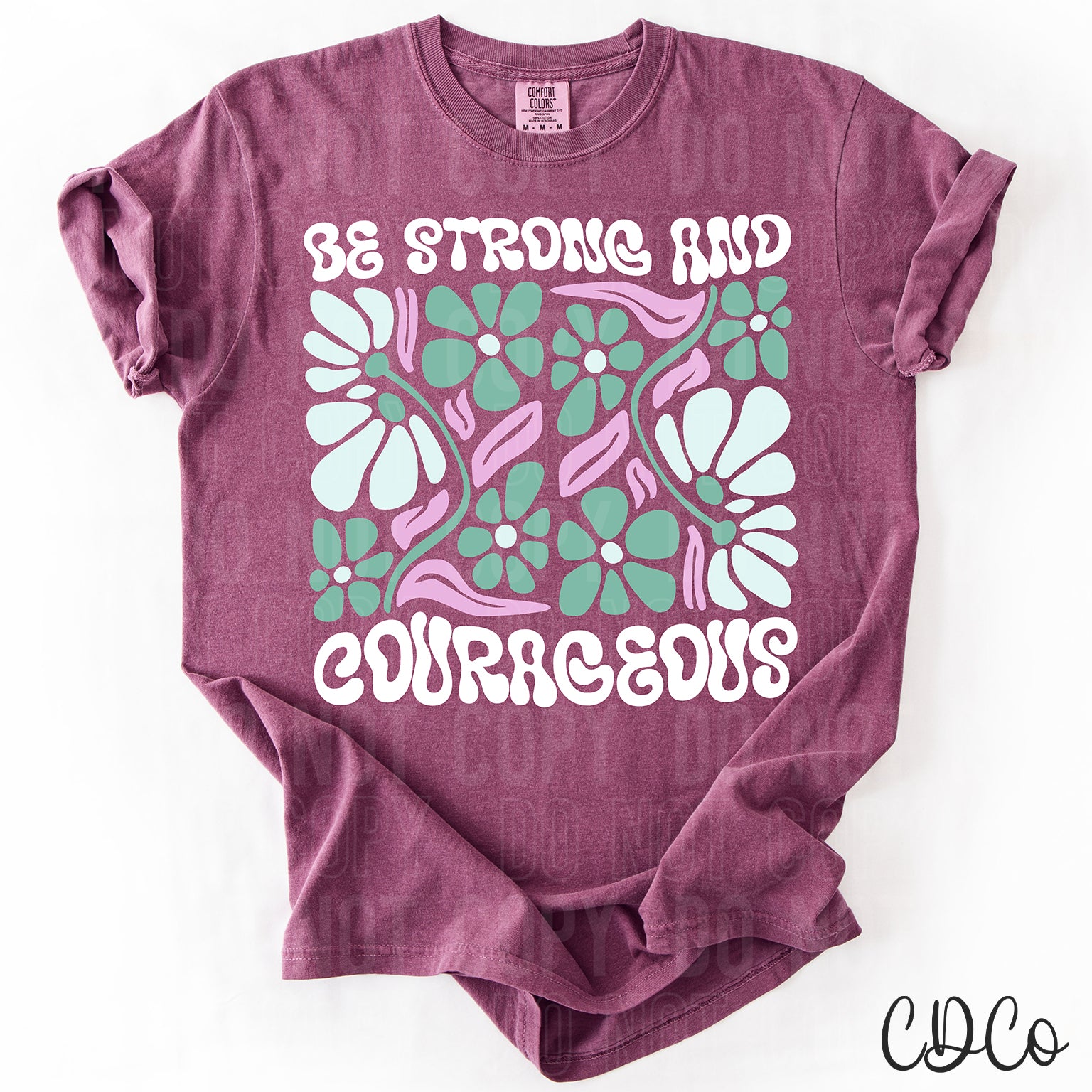 Be Strong and Courageous 3718 DTF
