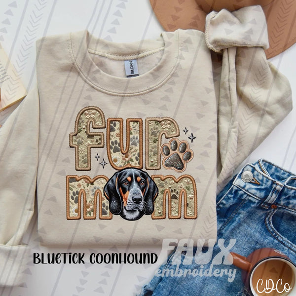 Fur Mom Dog Faux Embroidery DTF (1 of 6)