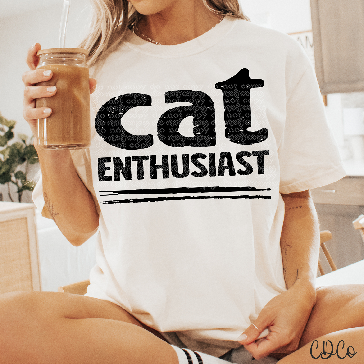 Cat Enthusiast 3932 DTF