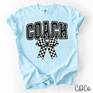 Coach Checkered Bow 3715 DTF