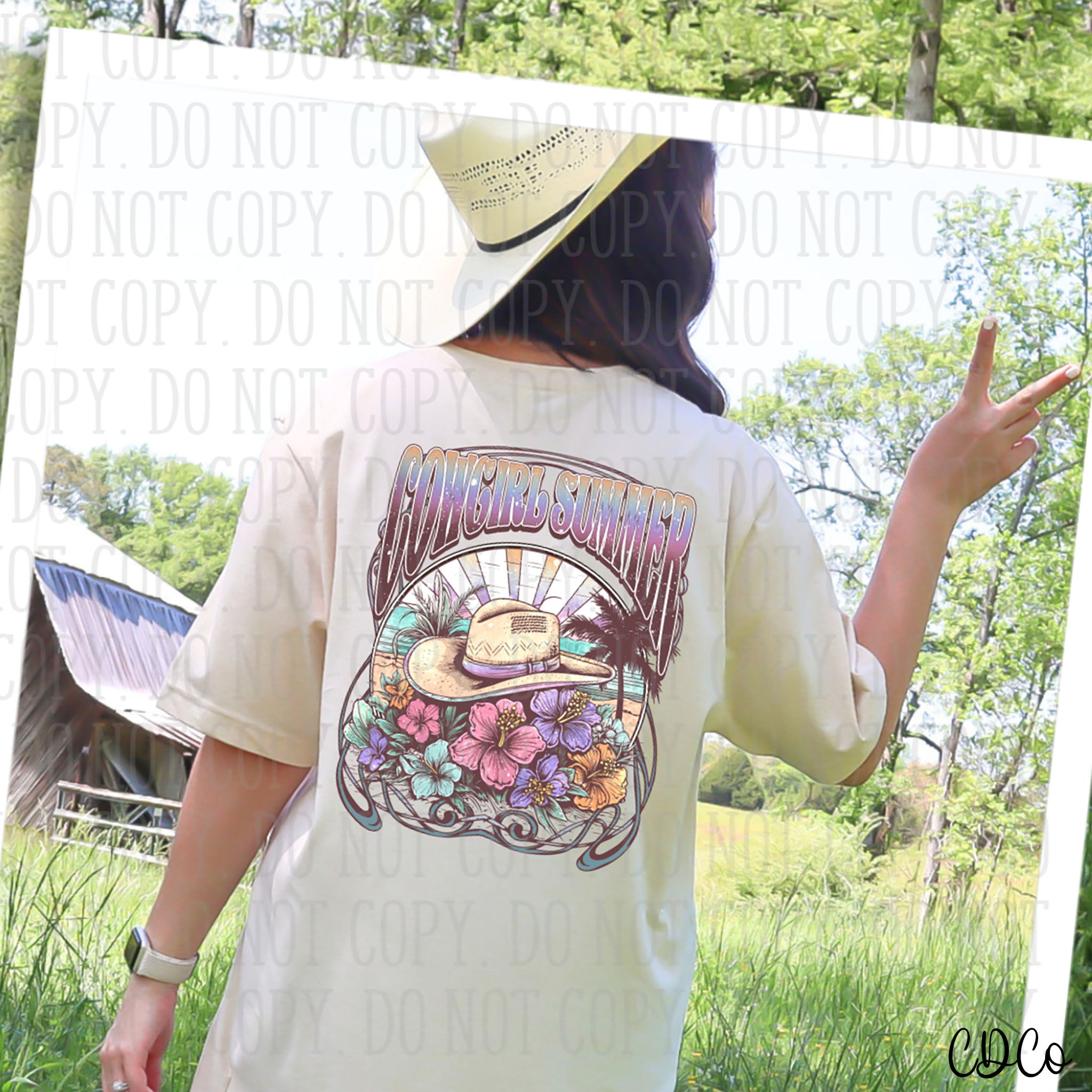 Cowgirl Summer DTF