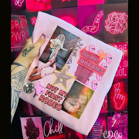 DP Not My First Rodeo Collage 2435 DTF