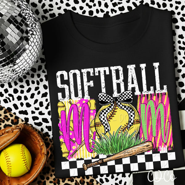 Softball Mom DTF - Chase Design Co.