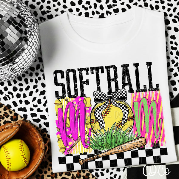 Softball Mom DTF - Chase Design Co.