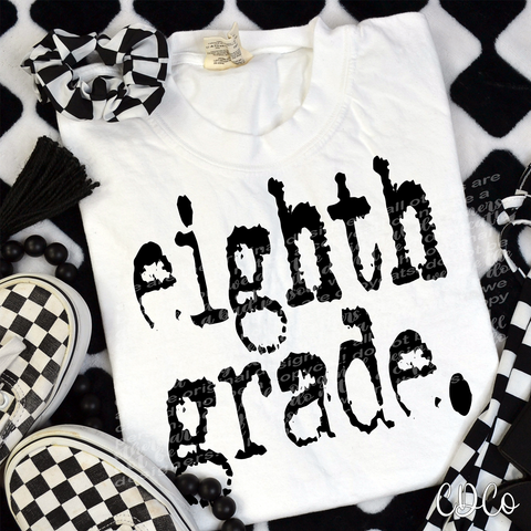 Grade School Typography DTF