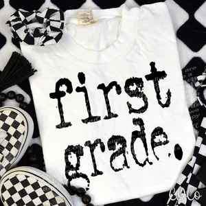Grade School Typography DTF