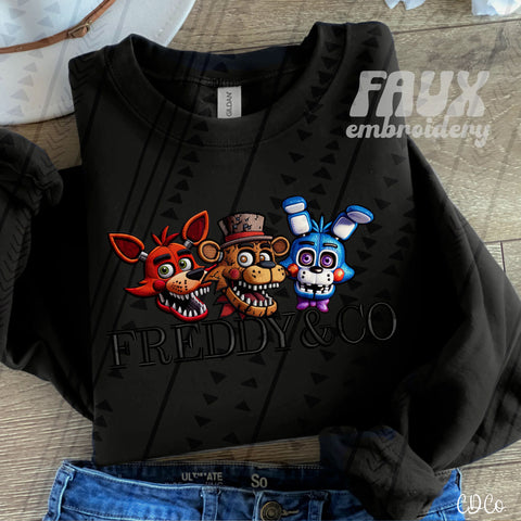Freddy & Co Faux Embroidery DTF