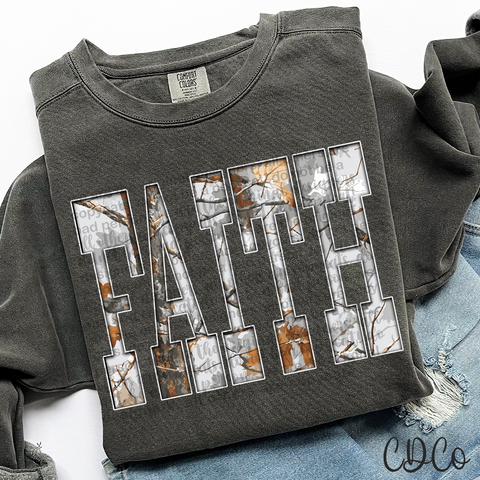 Faith Gray Camo 6739 DTF