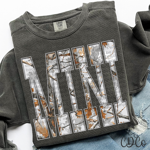 Mini Gray Camo 6774 DTF