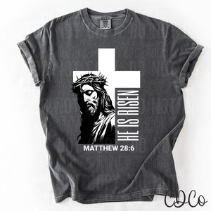 He Is Risen Cross 3709 DTF