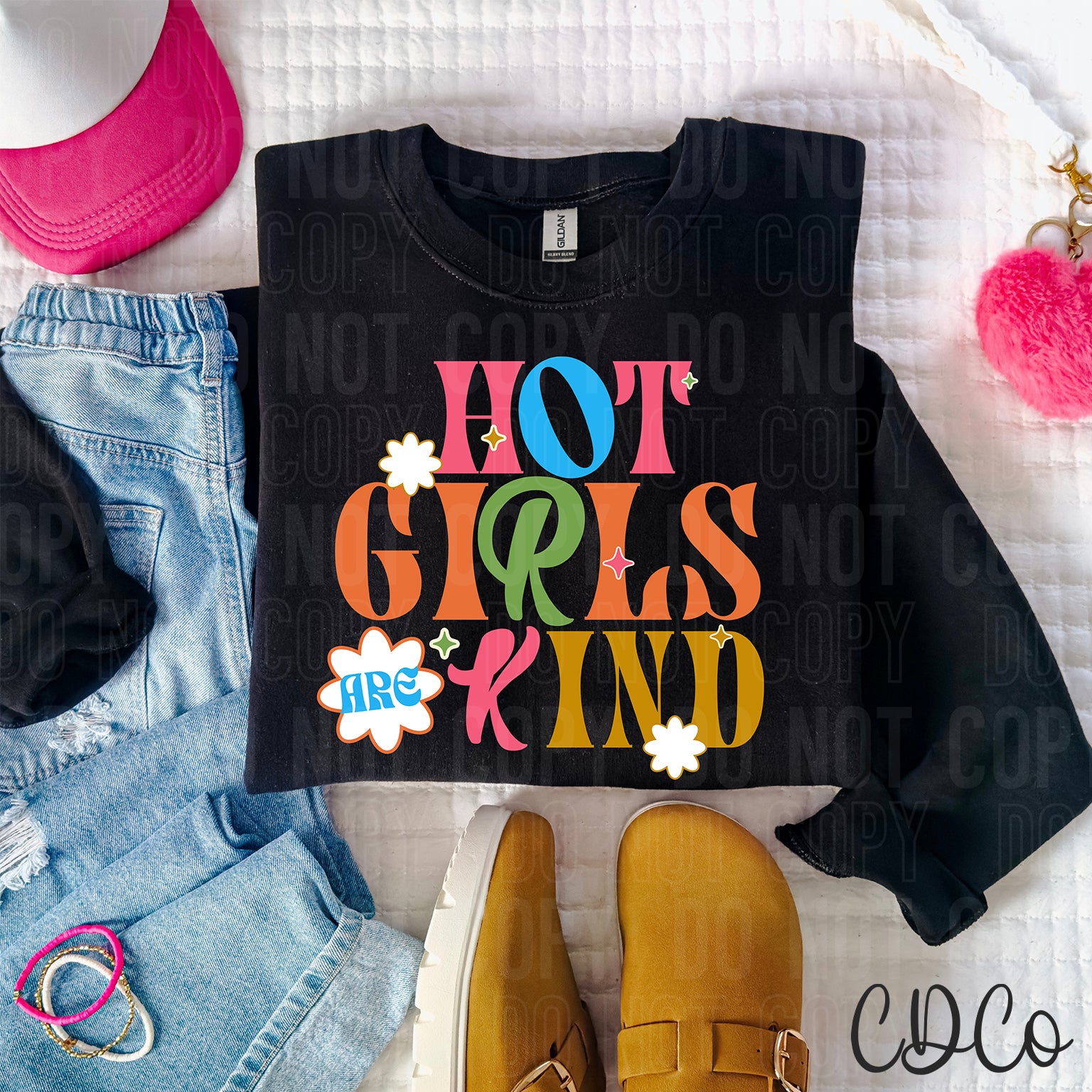 Hot Girls Are Kind 3705 DTF