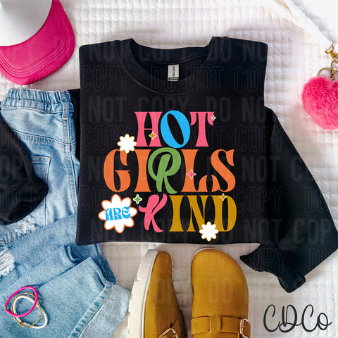 Hot Girls Are Kind 3705 DTF