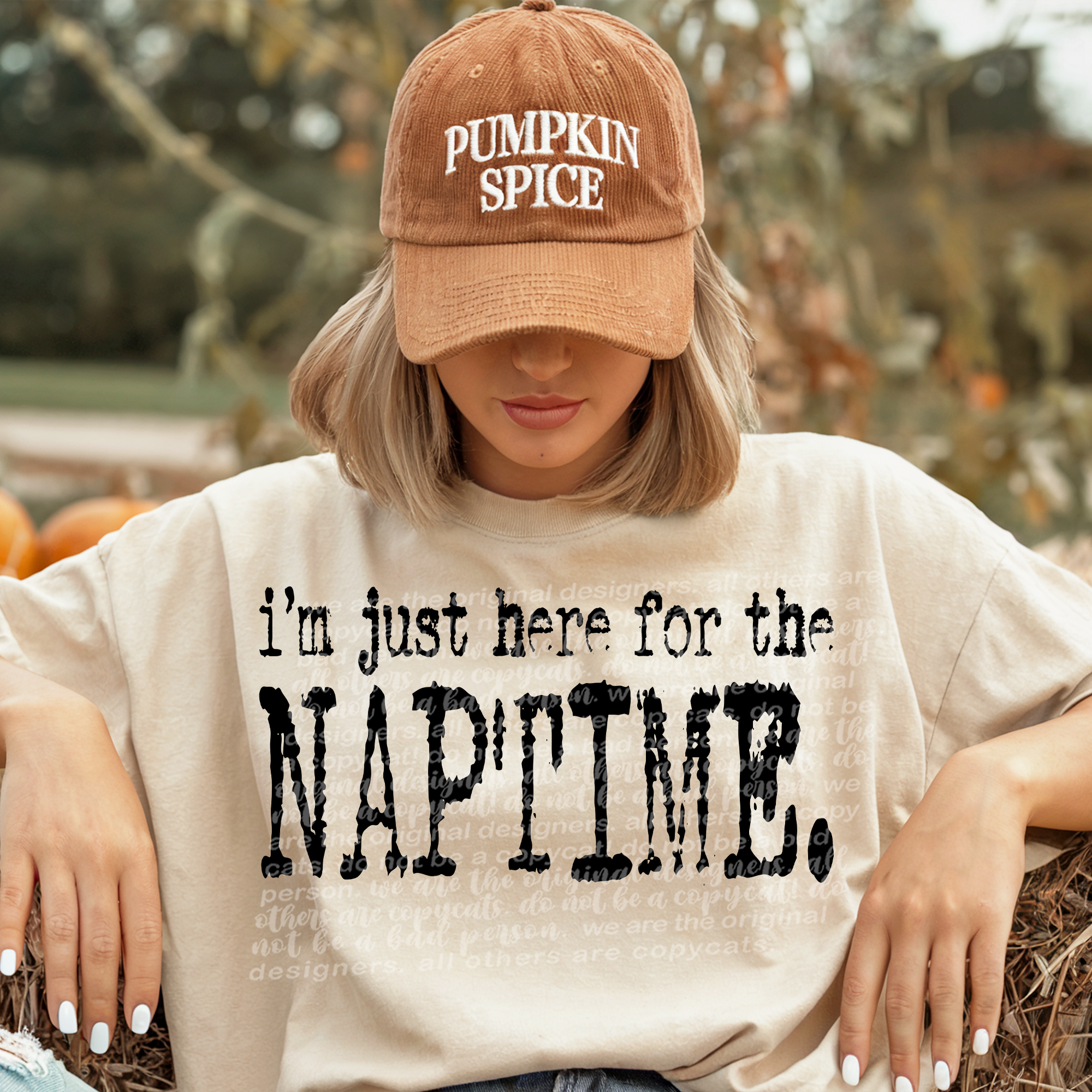 I'm Just Here For The Naptime  -  7889 DTF
