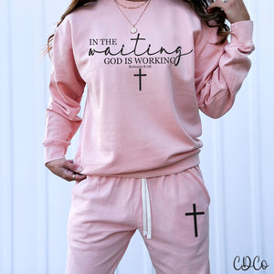 In The Waiting God Is Working DTF