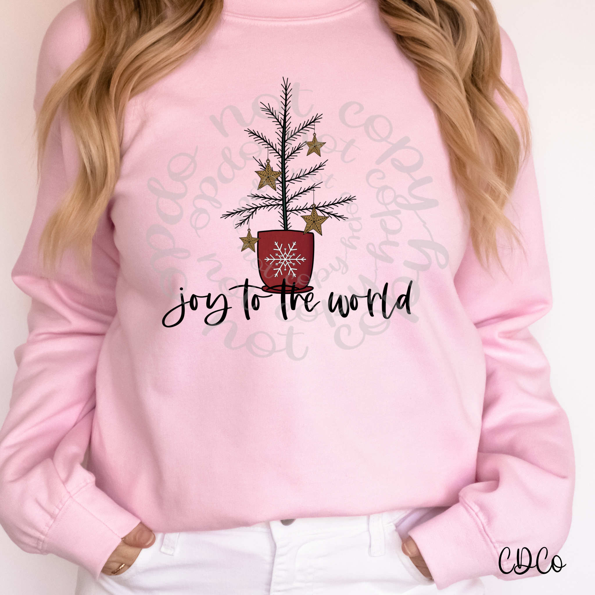 Joy to the World Tree DTF