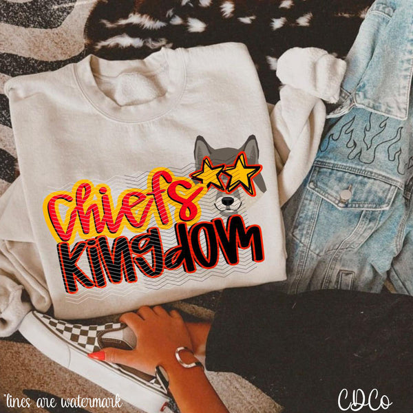 KC Kingdom Preppy Mascot 2527 DTF