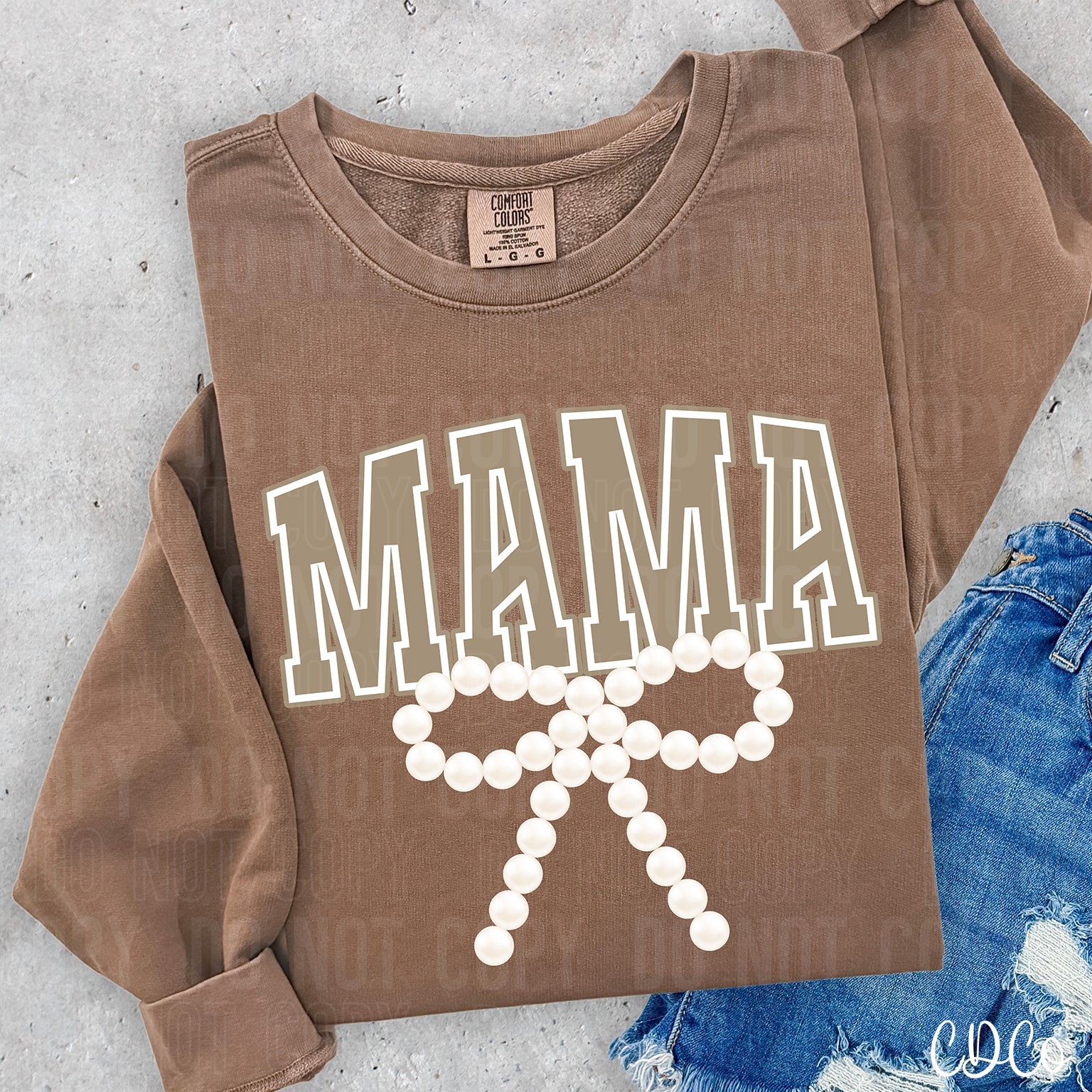 Mama Pearl Bow 3625 DTF