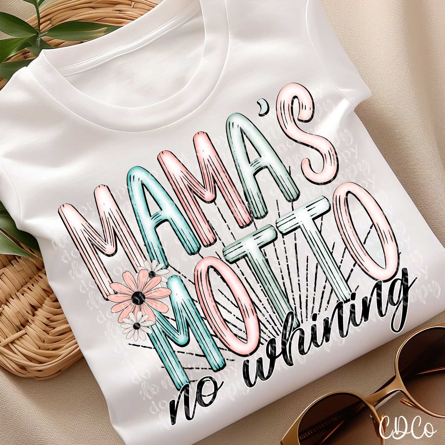 Mama's Motto No Whining 3909 DTF
