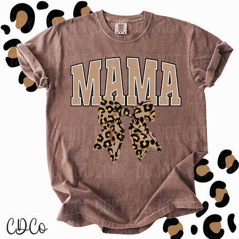 Mama Leopard Bow 3728 DTF