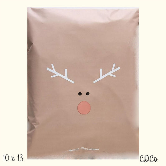 Merry Christmas Reindeer - 10 x 13