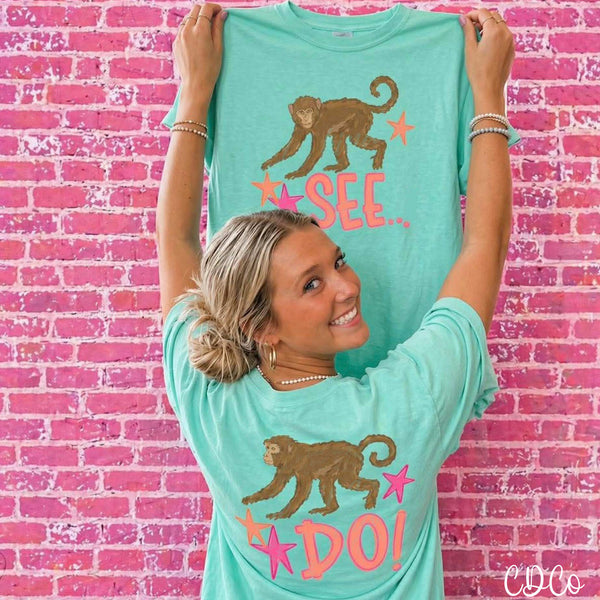 Monkey See Monkey Do (multiple options) DTF - Chase Design Co.