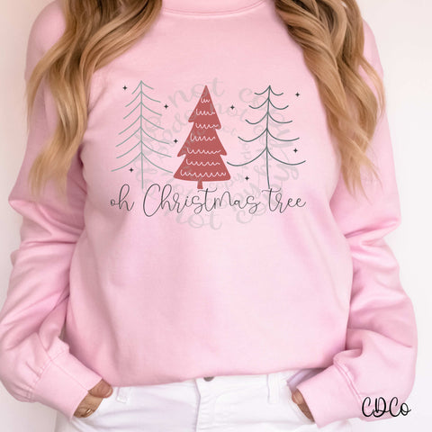 Oh Christmas Tree Trio Simple DTF