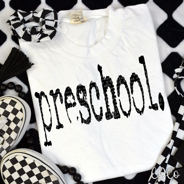 Grade School Typography DTF