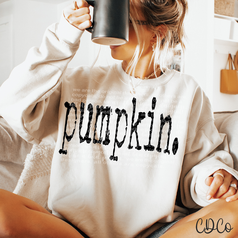Pumpkin Type 6561 DTF