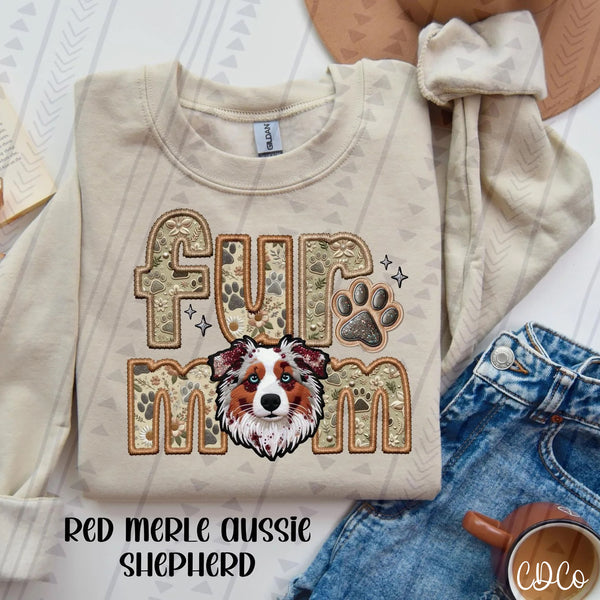 Fur Mom Dog Faux Embroidery DTF (6 of 6)