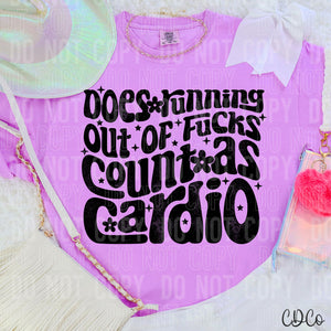 Does Running Out Of F Cardio 3535 DTF