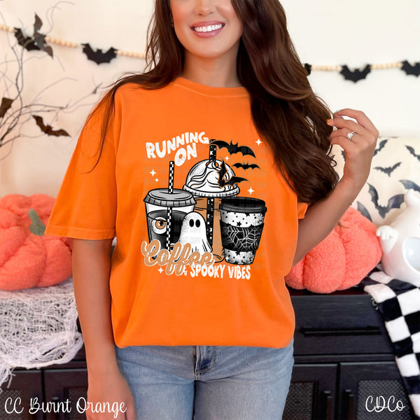 Running on Coffee & Spooky Vibes DTF