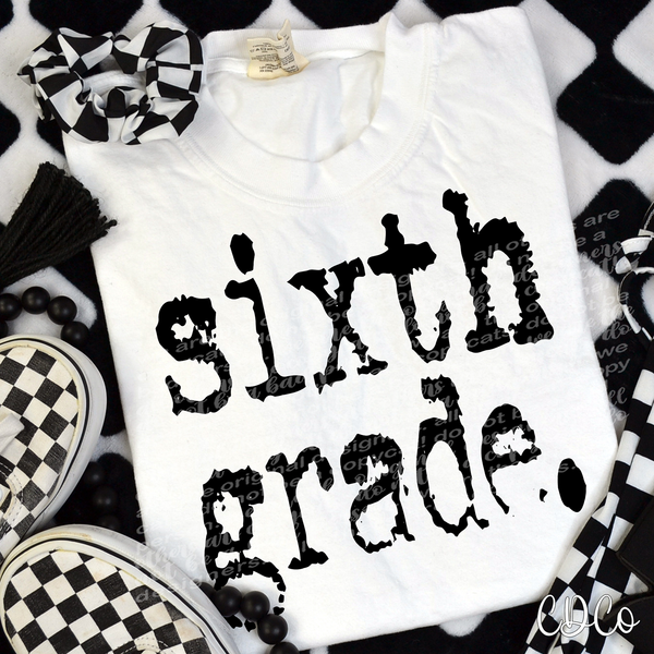 Grade School Typography DTF