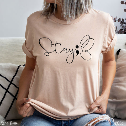 Stay Semicolon Butterfly 5985 DTF