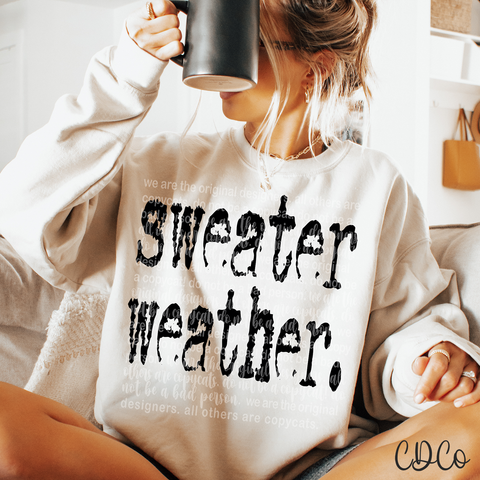 Sweater Weather Type 6559 DTF