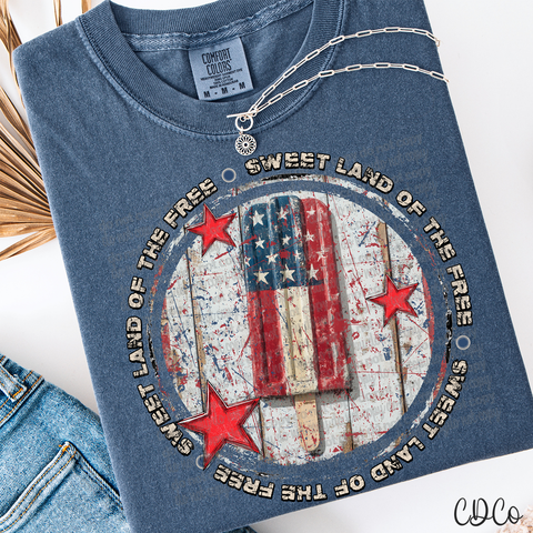 Sweet Land Of The Free 6129 DTF