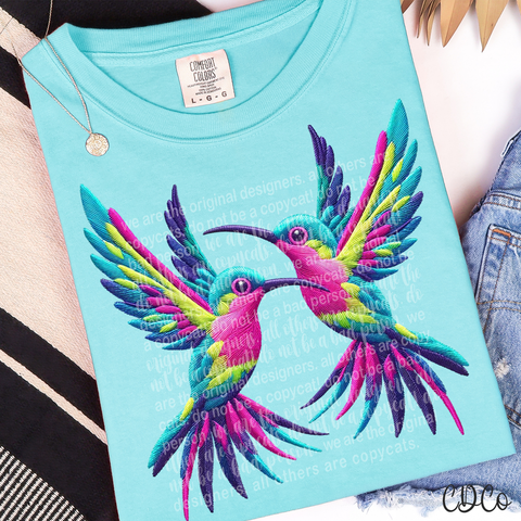 Vibrant Hummingbirds 6224 DTF