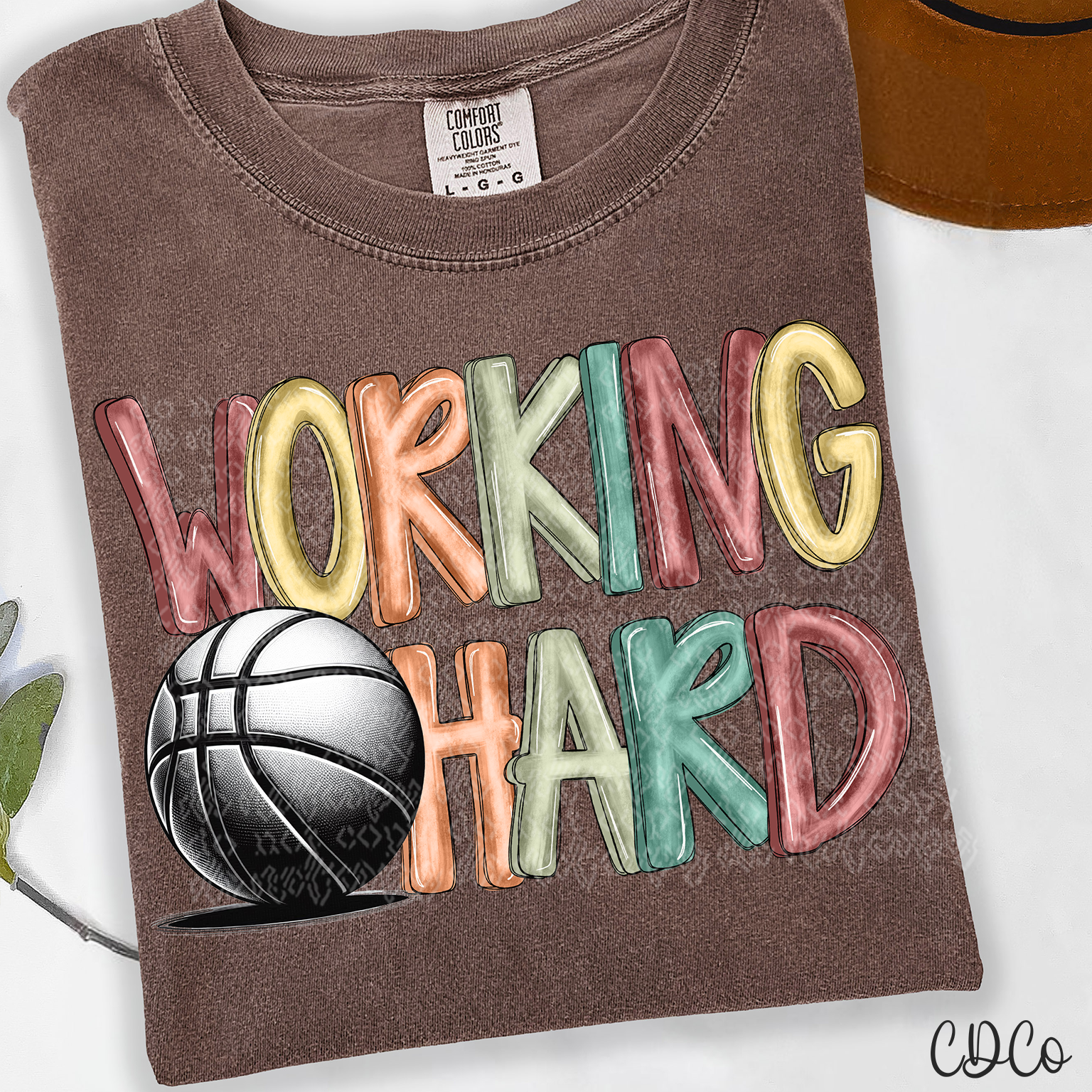 Working Hard Basketball 3971 DTF
