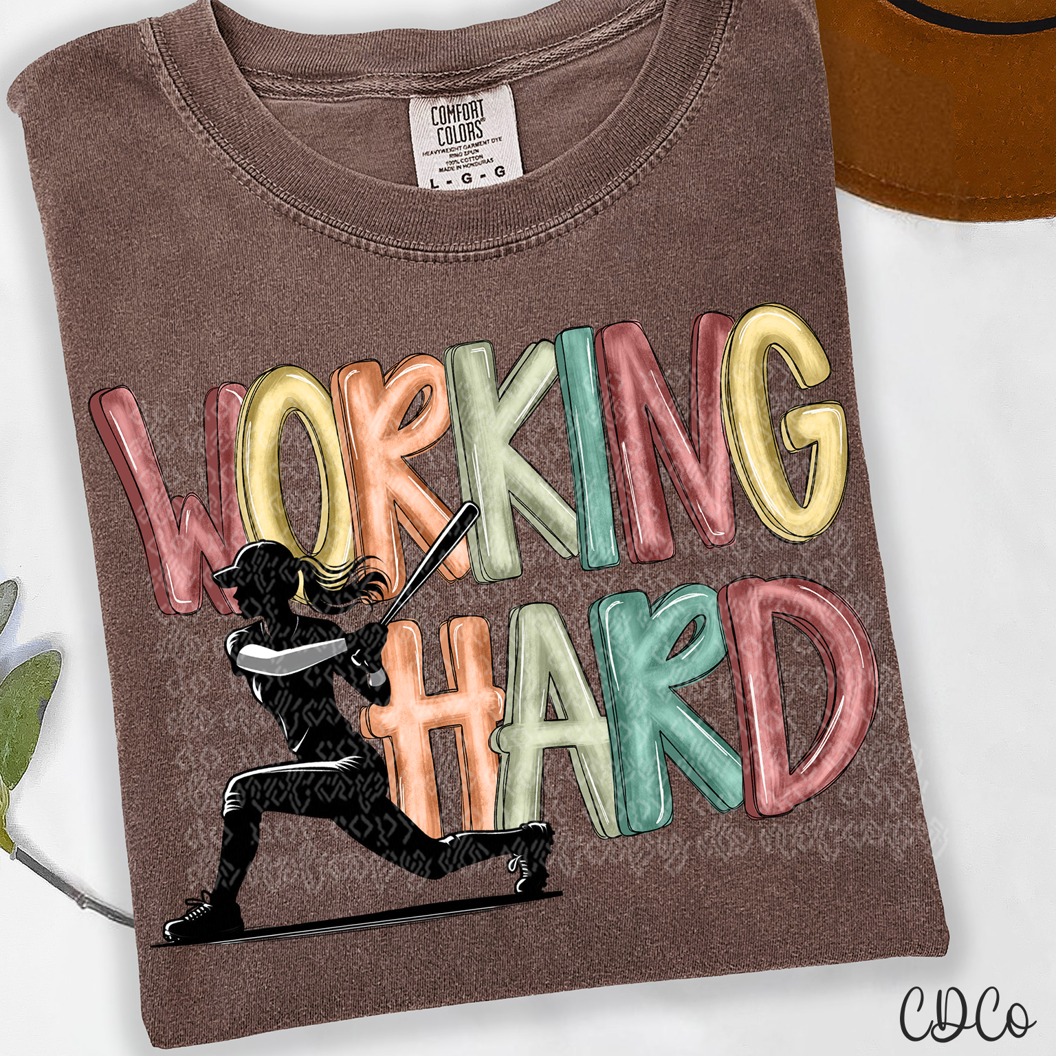 Working Hard Softball 3966 DTF