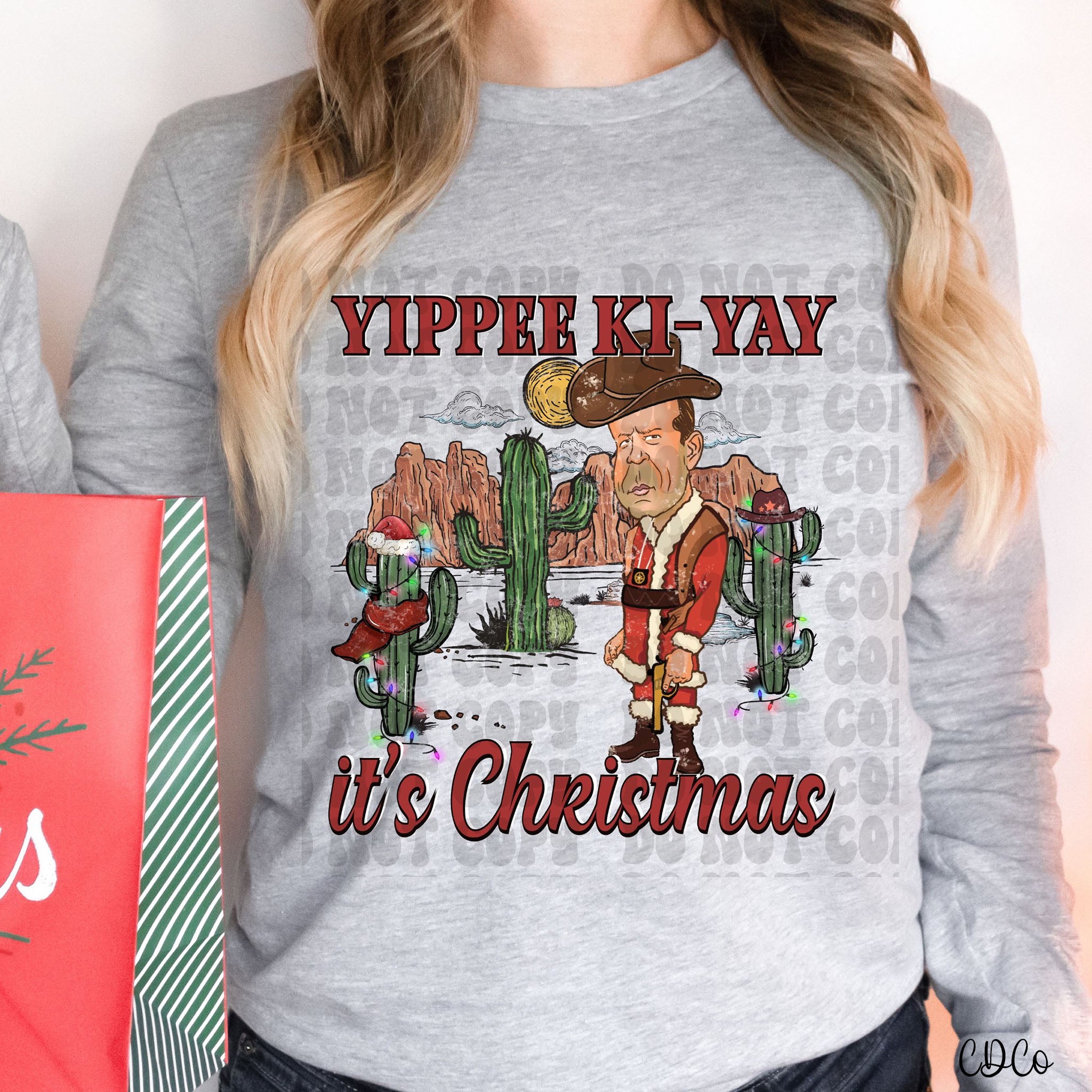 Yippee it's Christmas Western DTF