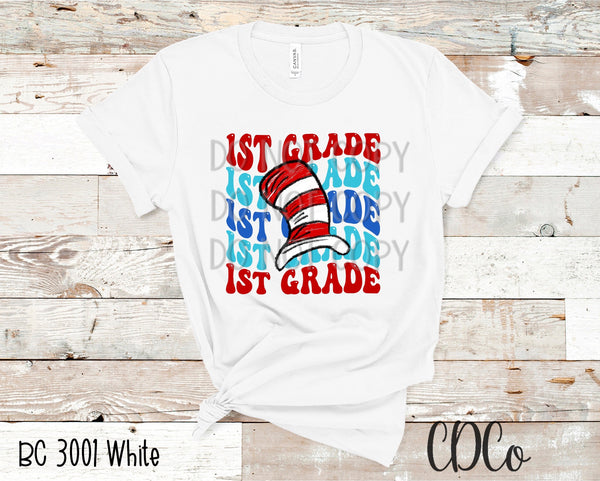 Read Across America Stacked Hat DrS DTF