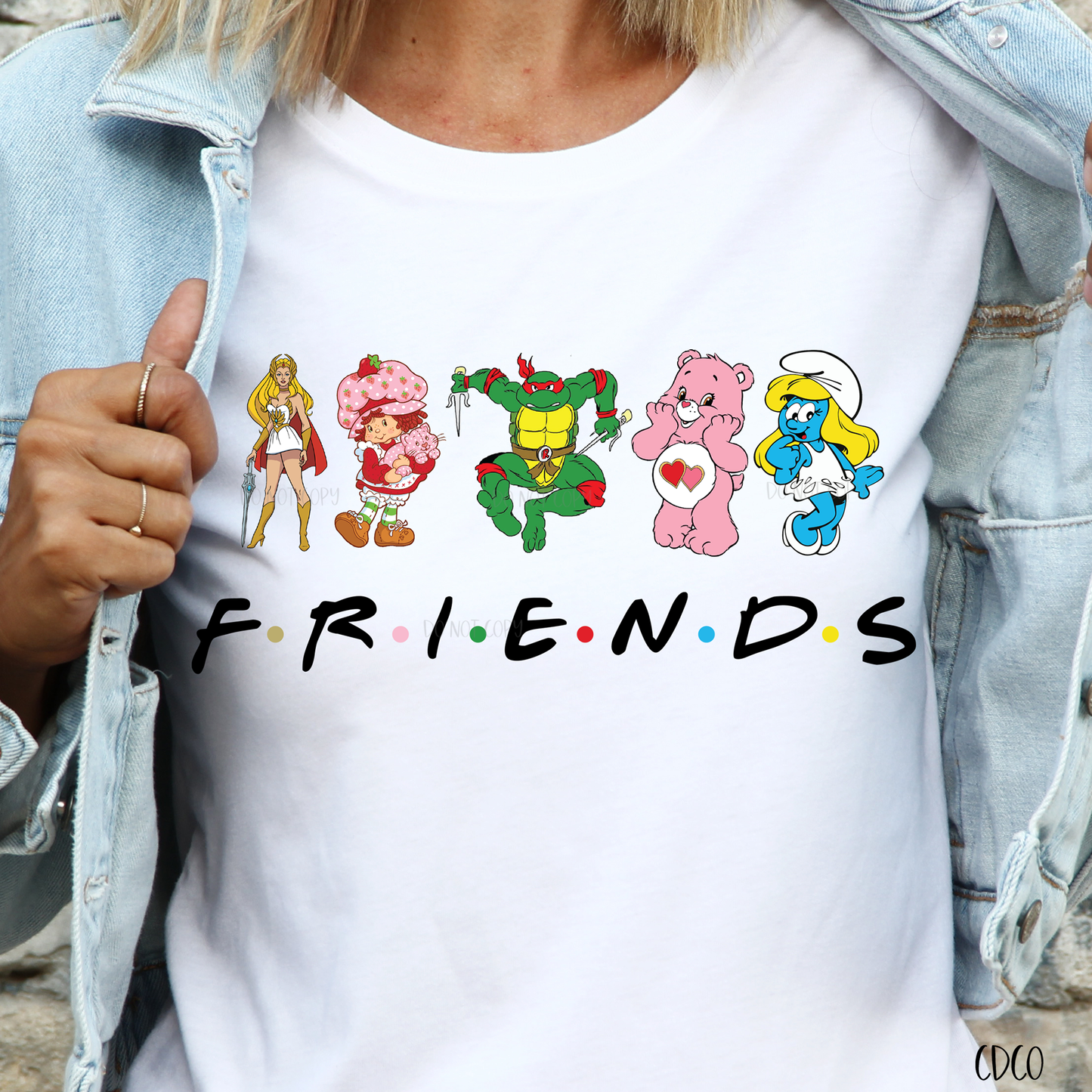 80s FRIENDS Characters EXCLUSIVE V2SM SUBLIMATION (400°)