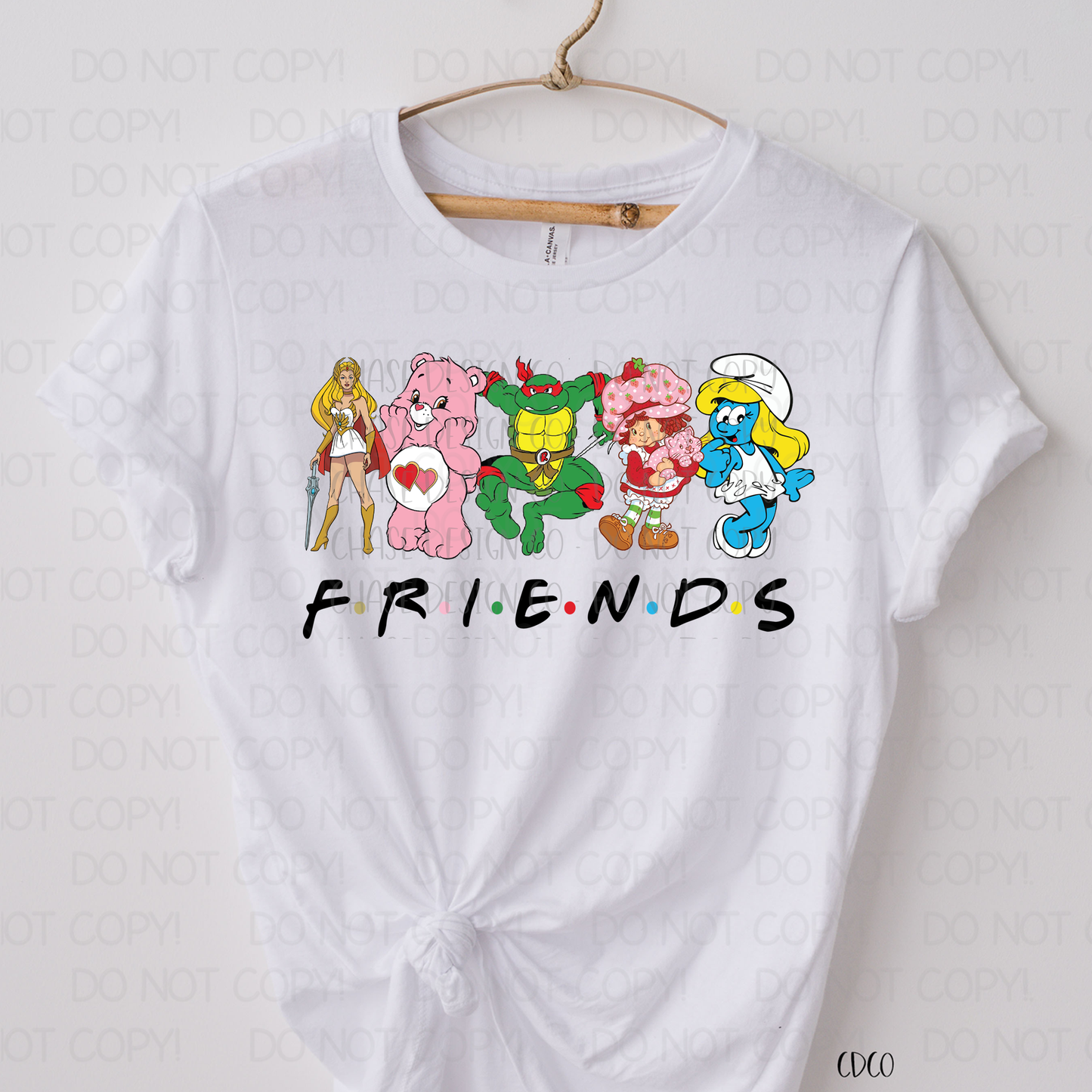 80s FRIENDS Characters EXCLUSIVE V1LG SUBLIMATION (400°)
