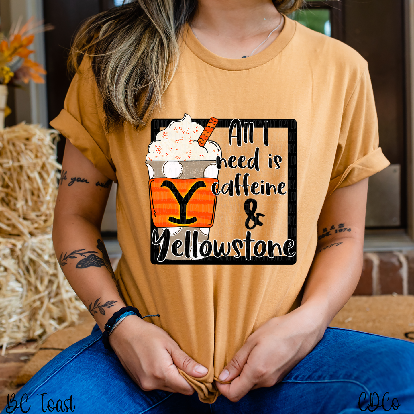 All I Need Is Caffeine & Yellowstone ~exclusive~ DTF