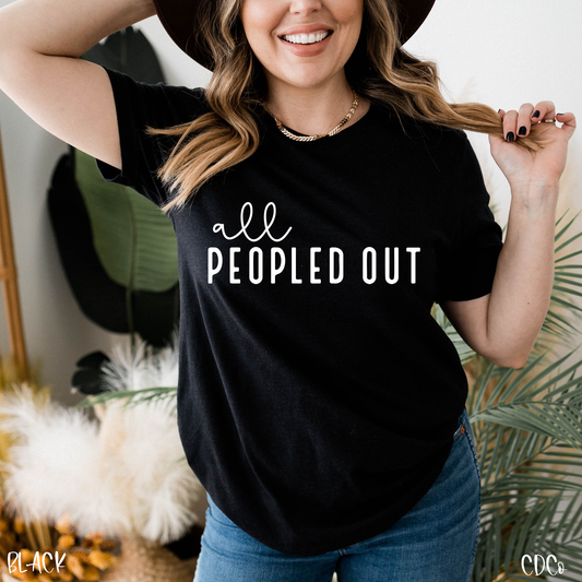 All Peopled Out - White (325°)