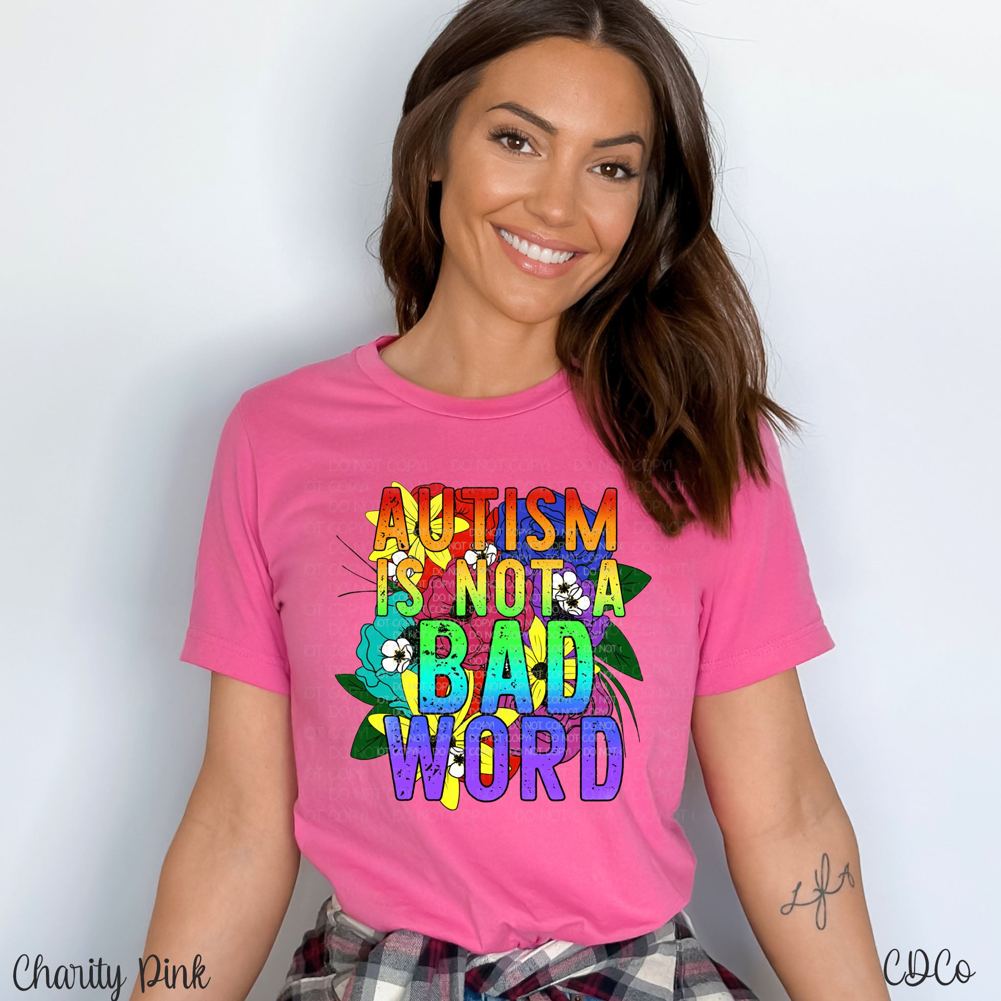 Autism is Not a Bad Word DTF Chase Design Co.