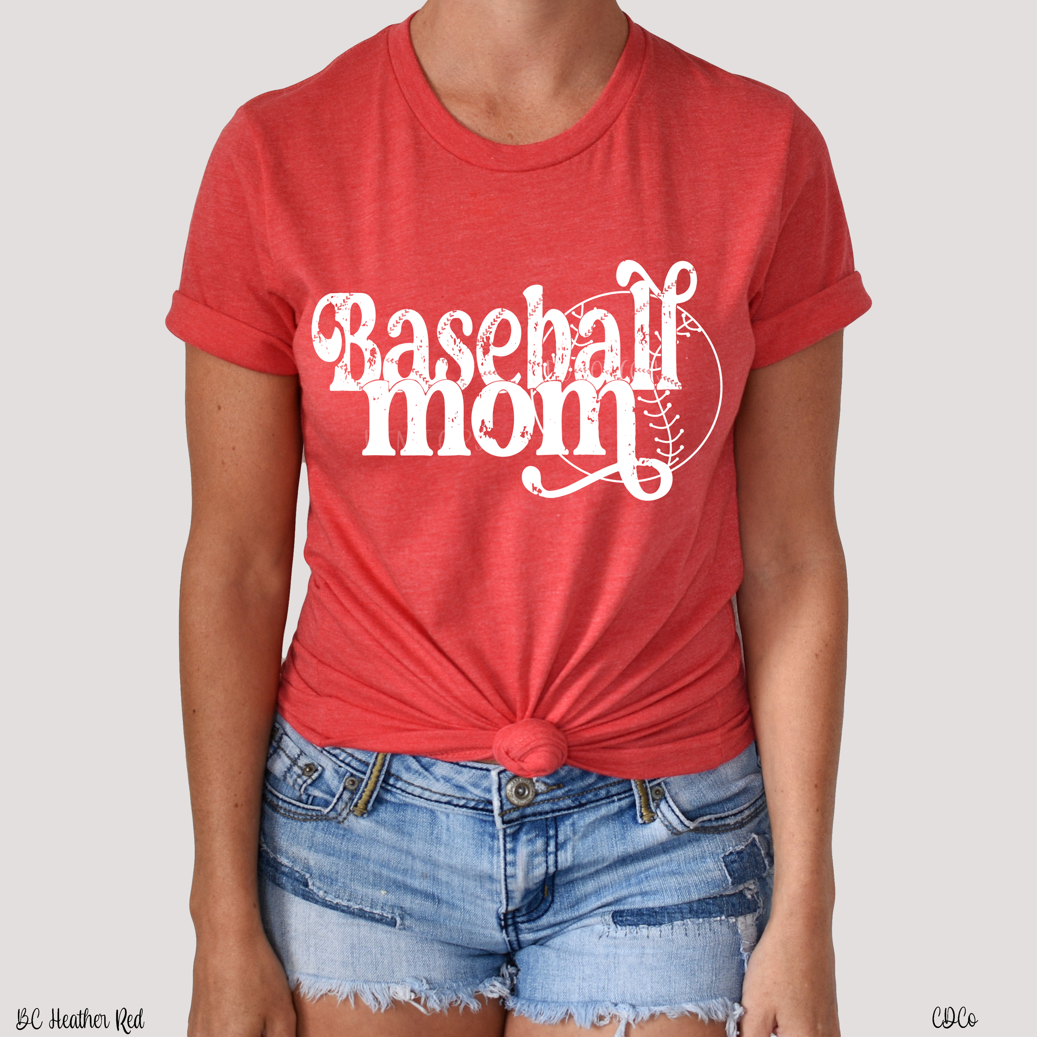 Baseball Mom - White (325°)