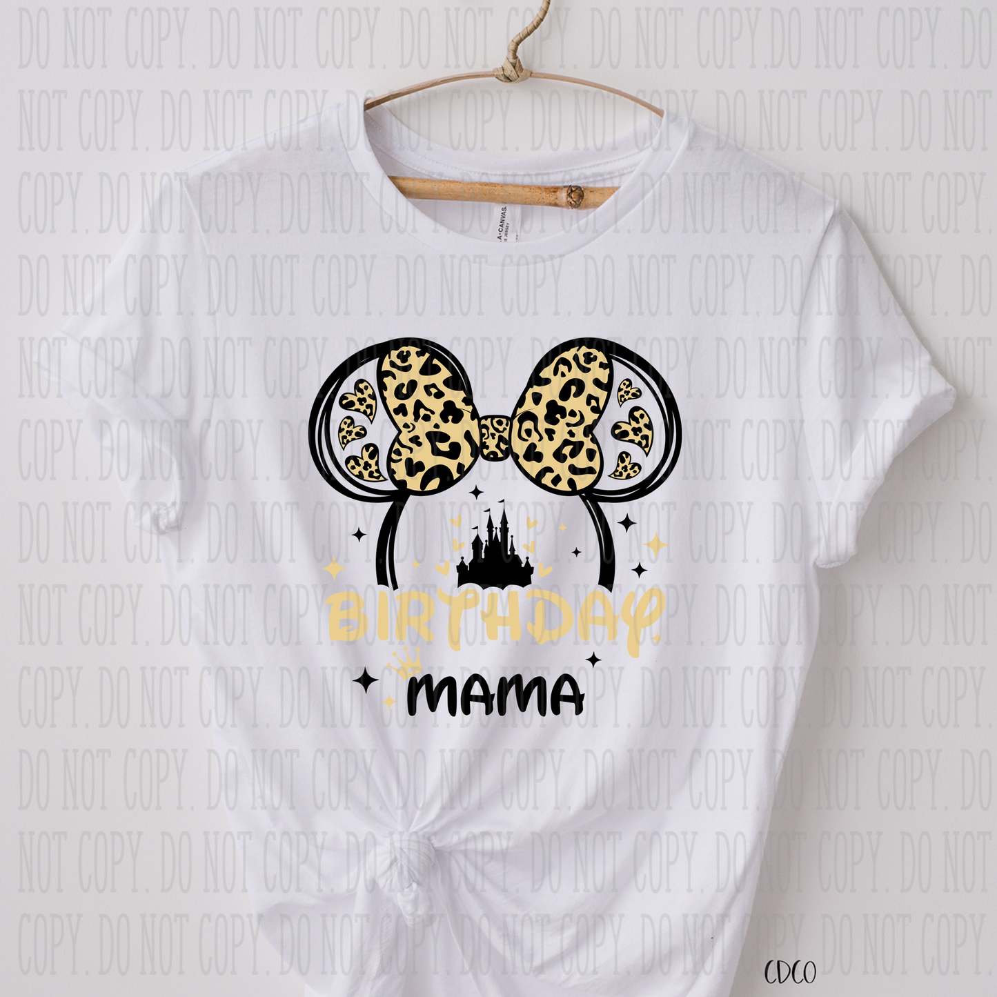 Birthday Mama Mouse SUBLIMATION (400°)