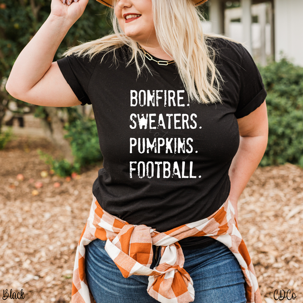 Bonfire Sweaters Pumpkins Football (325°)