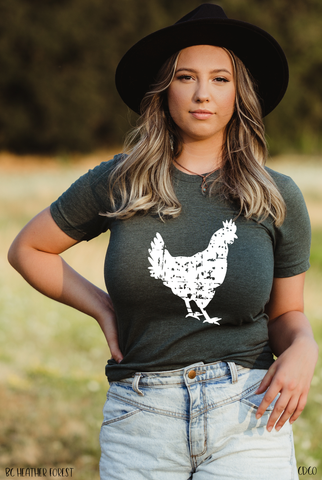 Chicken Show Distressed White (325°)