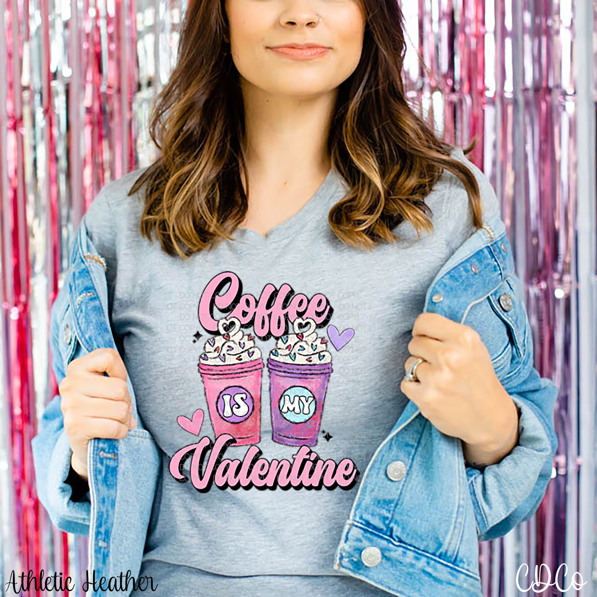 Coffee is My Valentine Sign pink Valentine Coffee Bar 